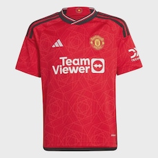 Camisa Manchester United I 23/24 adidas Infantil