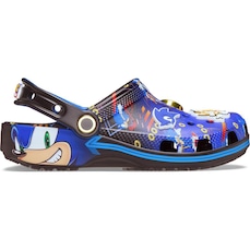Sandália Crocs Sonic Print Classic Clog T Multi - Unissex