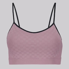 Top + Shorts Selene Quadriculado com Bojo Removível Feminino
