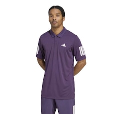 Camisa Polo adidas Club 3 Listras Masculina