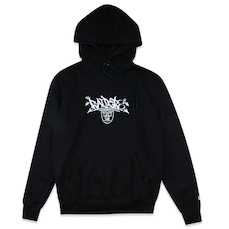 Blusão de Moletom Masculino New Era Canguru Fechado NFL Las Vegas Raiders Core Street