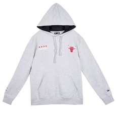 Blusão de Moletom Masculino New Era Chicago Bulls NBA Winter Sports Canguru