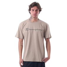 Camiseta Masculina Champion Malhão Script Puff