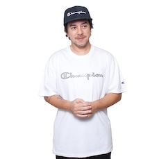 Camiseta Masculina Champion Lev Mc Script Metal