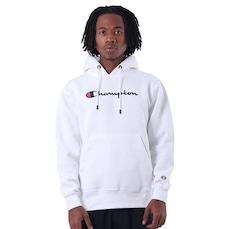 Blusão de Moletom Masculino Champion Felpado com Capuz Cang Superfleece Script