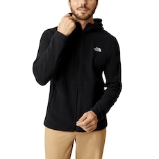 Jaqueta The North Face Masculina Fleece Glacier Full Zíper Com Capuz