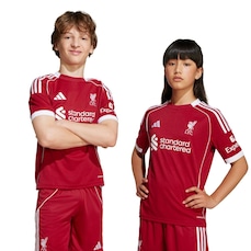 Camisa Liverpool FC I 25/26 Infantil Adidas