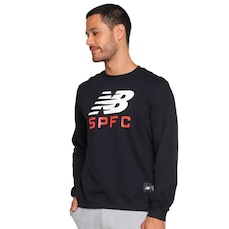 Blisão de Moletom do São Paulo 2024 New Balance Masculina