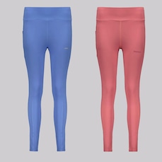 Kit 2 Calças Legging Rainha com Bolso Feminina
