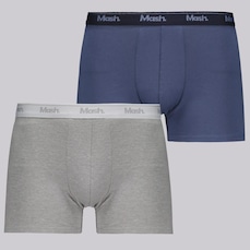 Kit 2 Cuecas Boxer Mash Cotton Masculina
