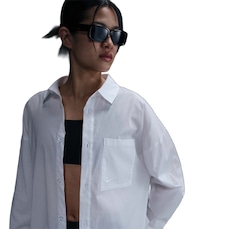 Camisa Nike Sportswear Chill Poplin Feminina