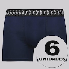 Kit 6 Cuecas Boxer Kappa Levinne Masculinas