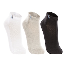 Meia Cano Curto Lupo com 3 Pares Unissex
