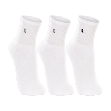 Meia Cano Médio Lupo com 3 Pares Unissex
