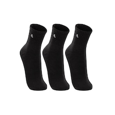 Meia Cano Médio Lupo com 3 Pares Unissex
