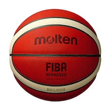 Bola Molten Basketball BG5000 em Couro FIBA Approved T6