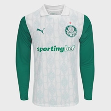 Camisa do Palmeiras II 25/26 Masculina Puma Manga Longa Torcedor