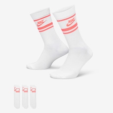 Meia Cano Médio Nike Sportswear Everyday Essential 3 pares Unissex
