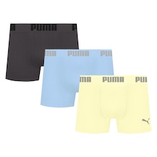 Kit 3 Cuecas Puma Boxer Sem Costura Masculina