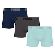 Kit 3 Cuecas Puma Boxer Sem Costura Masculina