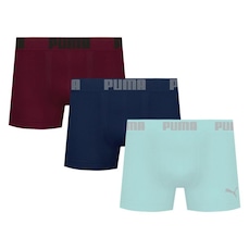 Kit 3 Cuecas Puma Boxer Sem Costura Masculina