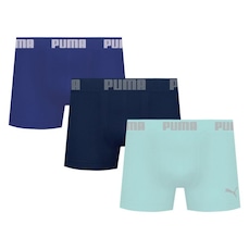 Kit 3 Cuecas Puma Boxer Sem Costura Masculina