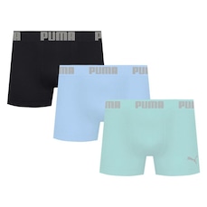 Kit 3 Cuecas Puma Boxer Sem Costura Masculina