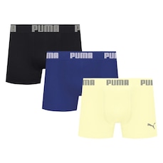 Kit 3 Cuecas Puma Boxer Sem Costura Masculina