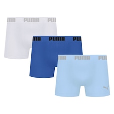 Kit 3 Cuecas Puma Boxer Sem Costura Masculina