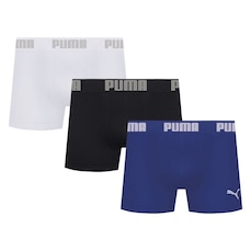 Kit 3 Cuecas Puma Boxer Sem Costura Masculina