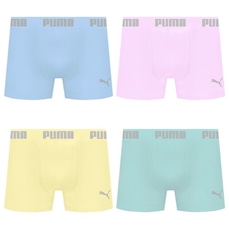 Kit 4 Cuecas Puma Boxer Sem Costura Masculina