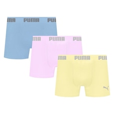 Kit 3 Cuecas Puma Boxer Sem Costura Masculina