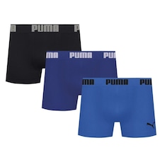 Kit 3 Cuecas Puma Boxer Sem Costura Masculina