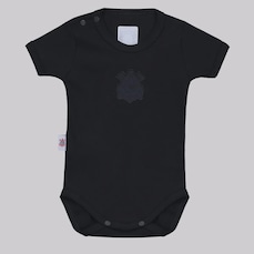 Body FutFanatics do Corinthians All Black Infantil