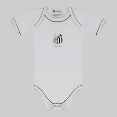 Body FutFanatics do Santos Curto Infantil