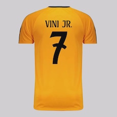 Camisa FutFanatics Real Madrid Vini Jr 7 Dry Fit Masculina