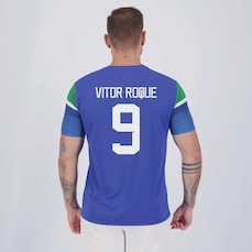 Camisa FutFanatics do Palmeiras Vitor Roque 9 Vibração Masculina