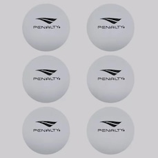 Kit C/ 6 Bolas de Tênis de Mesa Penalty