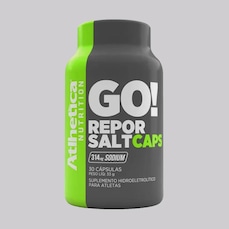 Repositor Hidroeletrolítico Atlhetica Go! Repor Salt 30 Cápsulas