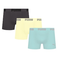 Kit 3 Cuecas Puma Boxer Sem Costura Masculina