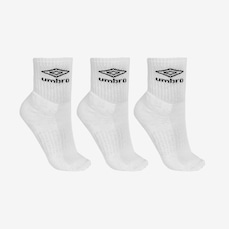 Meia Cano Médio Unissex Umbro Tripack