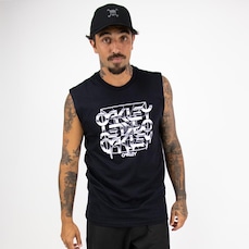 Camiseta Regata Oakley B1B Melted Metal Tank Masculina