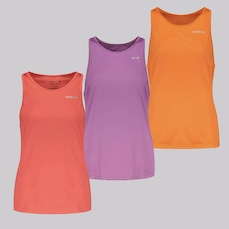 Camiseta Regata Rainha Joy - 3 unidades - Feminina