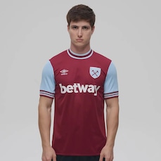 Camisa West Ham Home 2025 Umbro Masculina