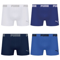 Cuecas Puma Boxer Sem Costura - 4 unidades - Masculina