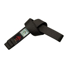 Faixa Preta Judô adidas Elite logo com Selo Verde IJF Approved KENJI