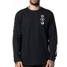 Camiseta Masculina RVCA Manga Longa Ruotolo Stack WT24