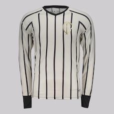 Camisa do Corinthians Listrada Manga Longa FutFanatics Masculina