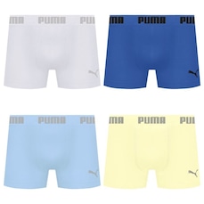 Cueca Boxer Sem Costura Puma - 4 unidades - Masculina