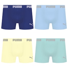 Cueca Boxer Sem Costura Puma - 4 unidades - Masculina